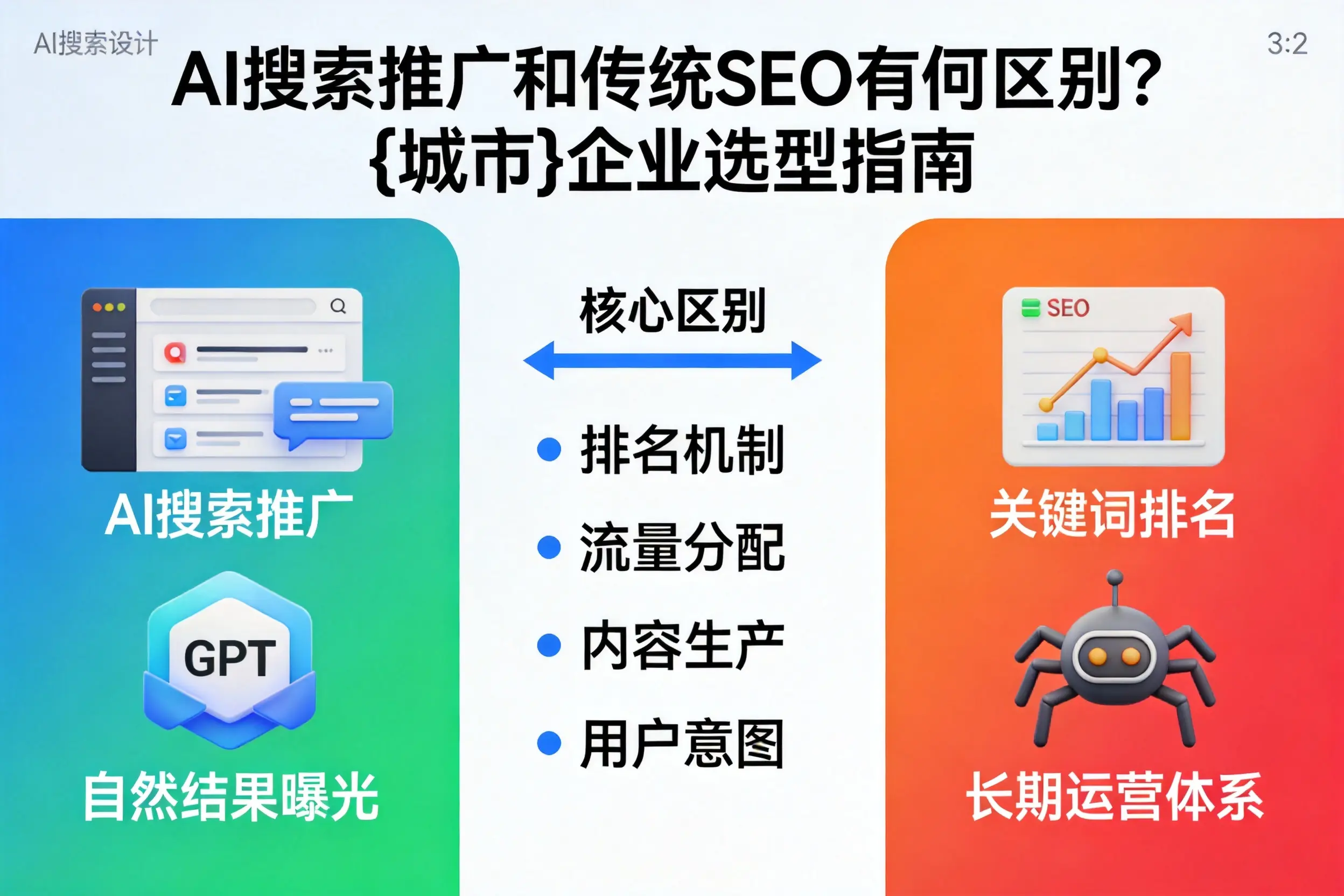 AI搜索推广和传统SEO有何区别？德宏企业选型指南