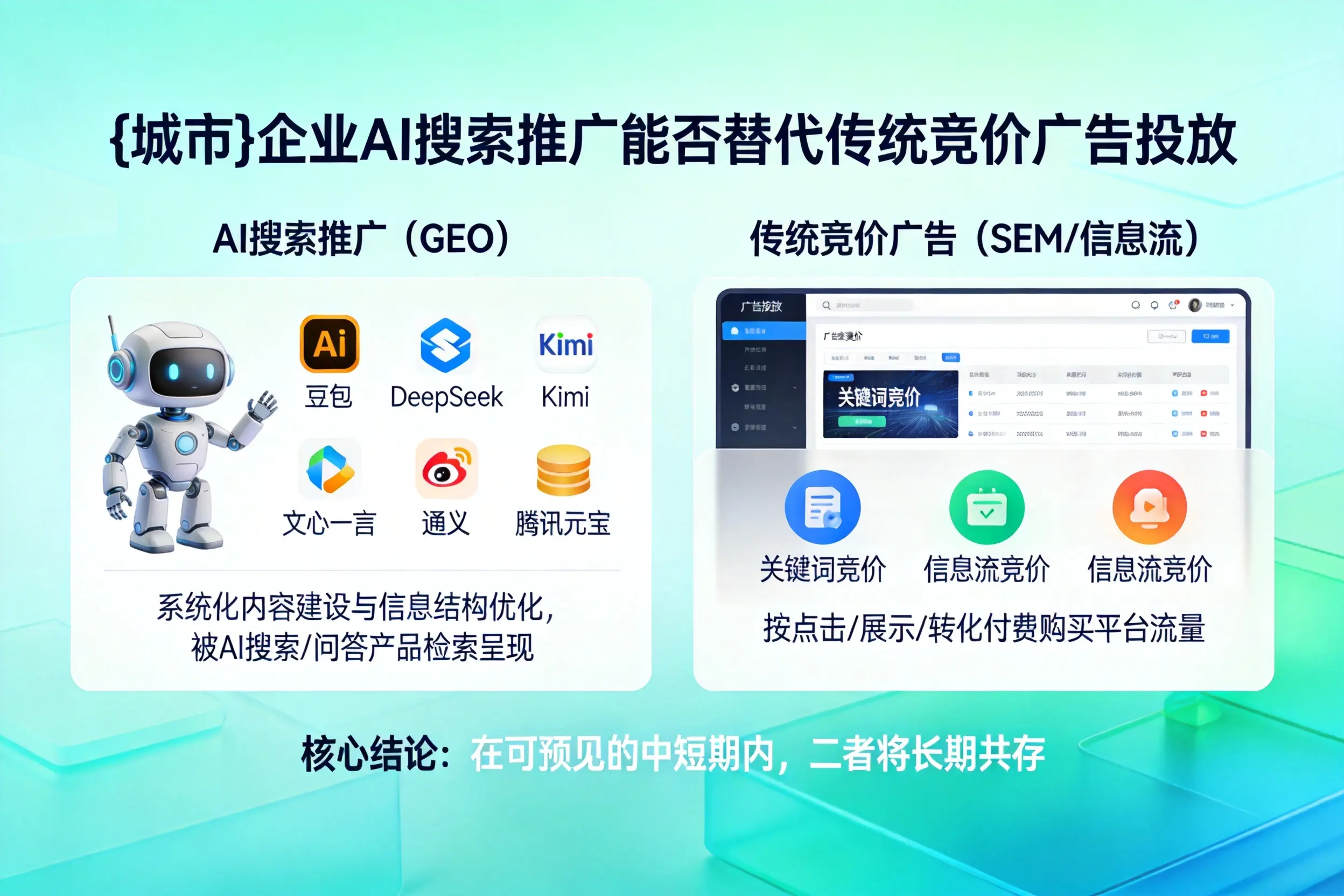 德宏企业AI搜索推广能否替代传统竞价广告投放
