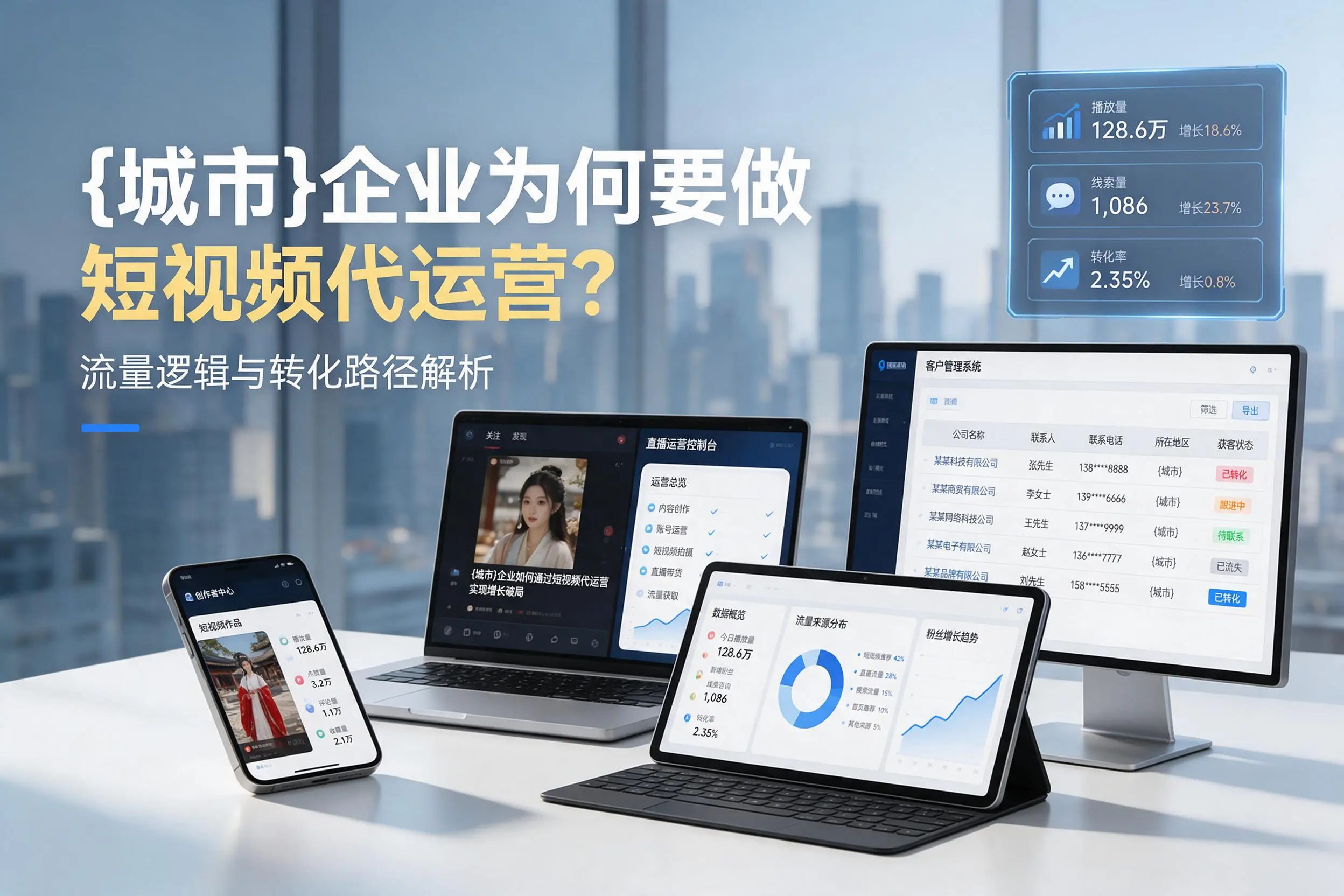 德宏企业为何要做短视频代运营？流量逻辑与转化路径解析