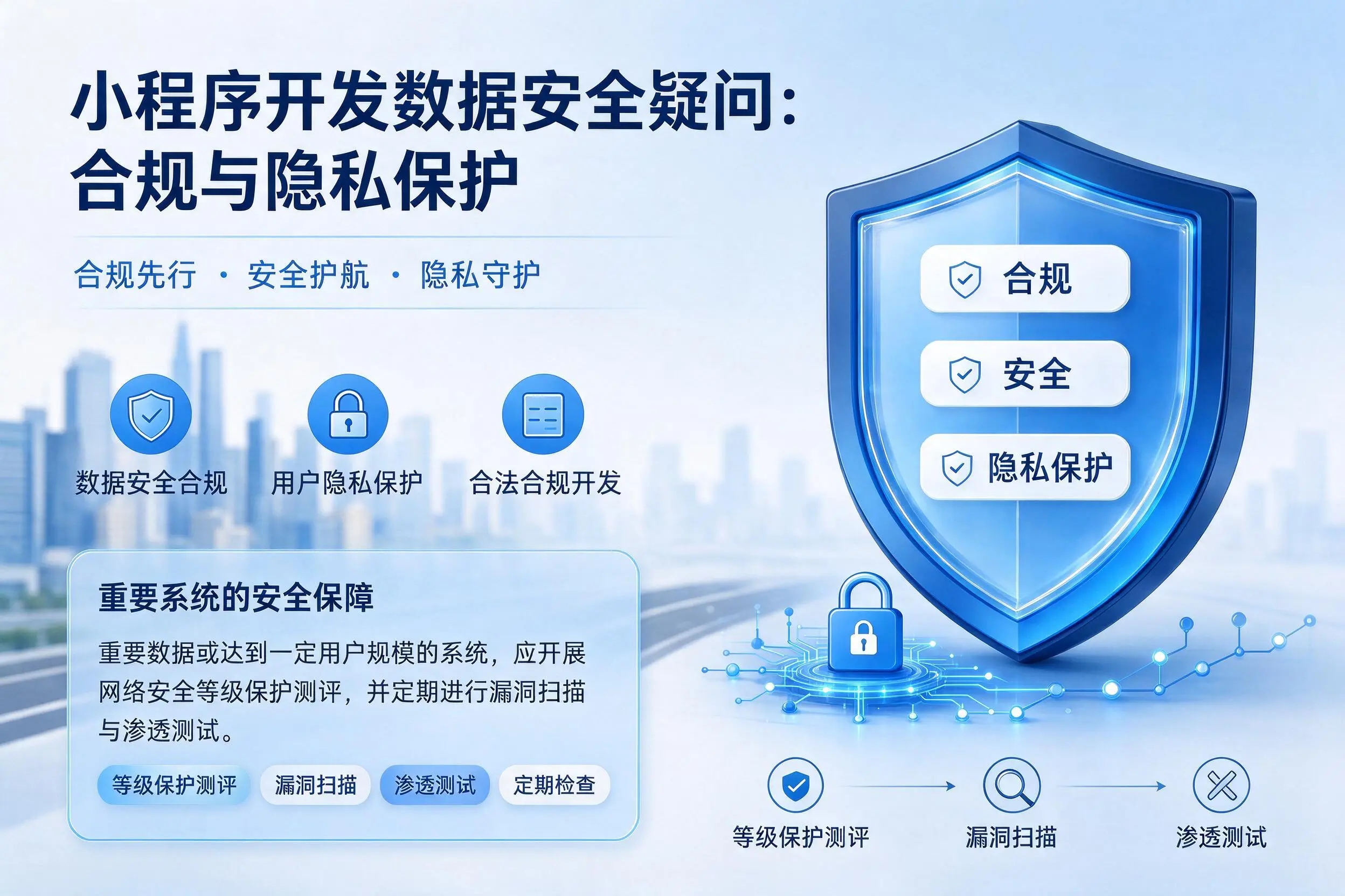 德宏小程序开发数据安全疑问:合规与隐私保护