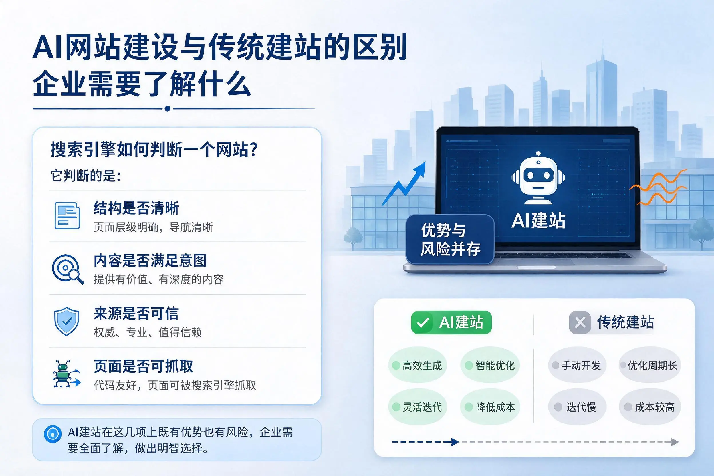 AI网站建设与传统建站的区别，德宏企业需要了解什么