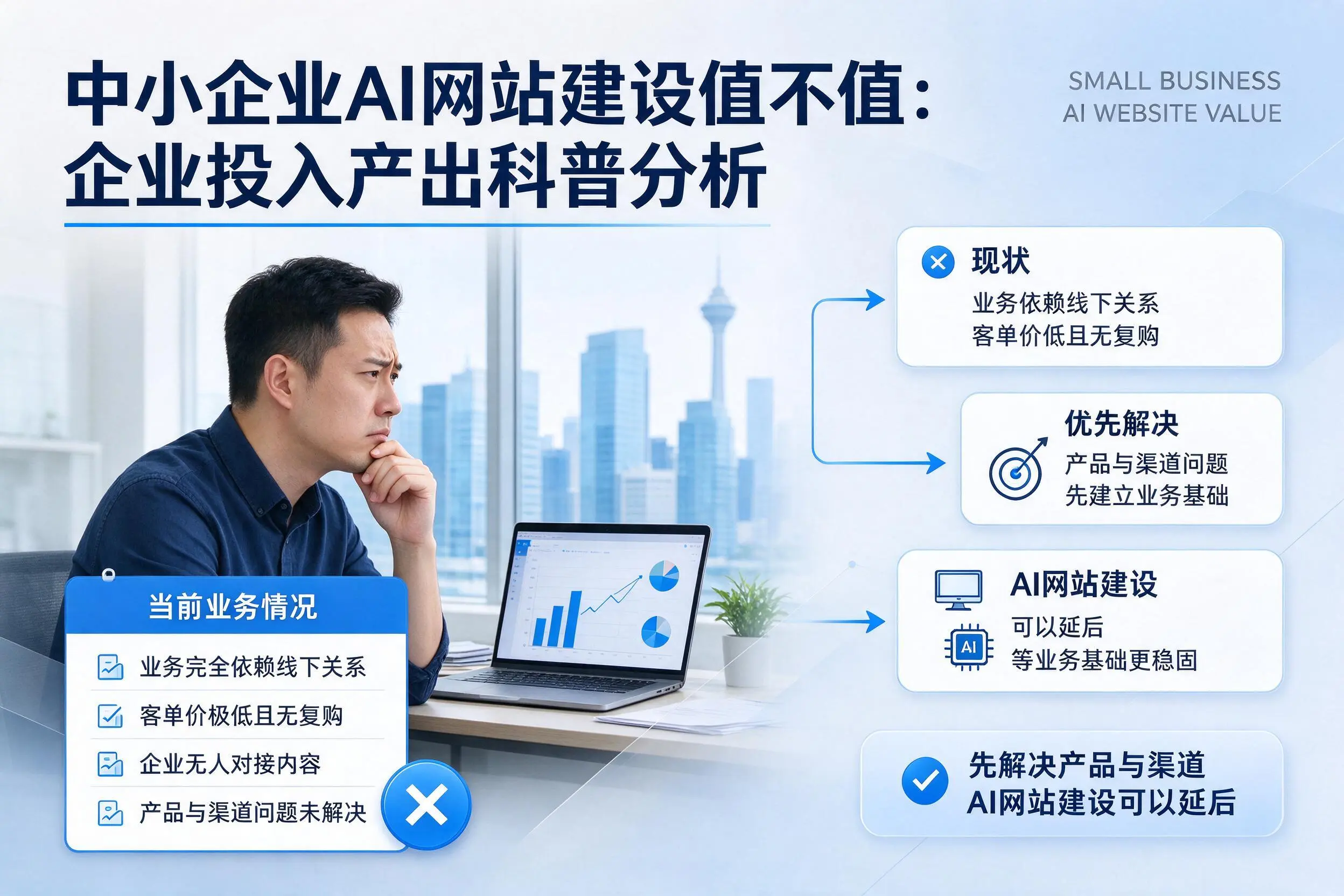 中小企业AI网站建设值不值：德宏企业投入产出科普分析