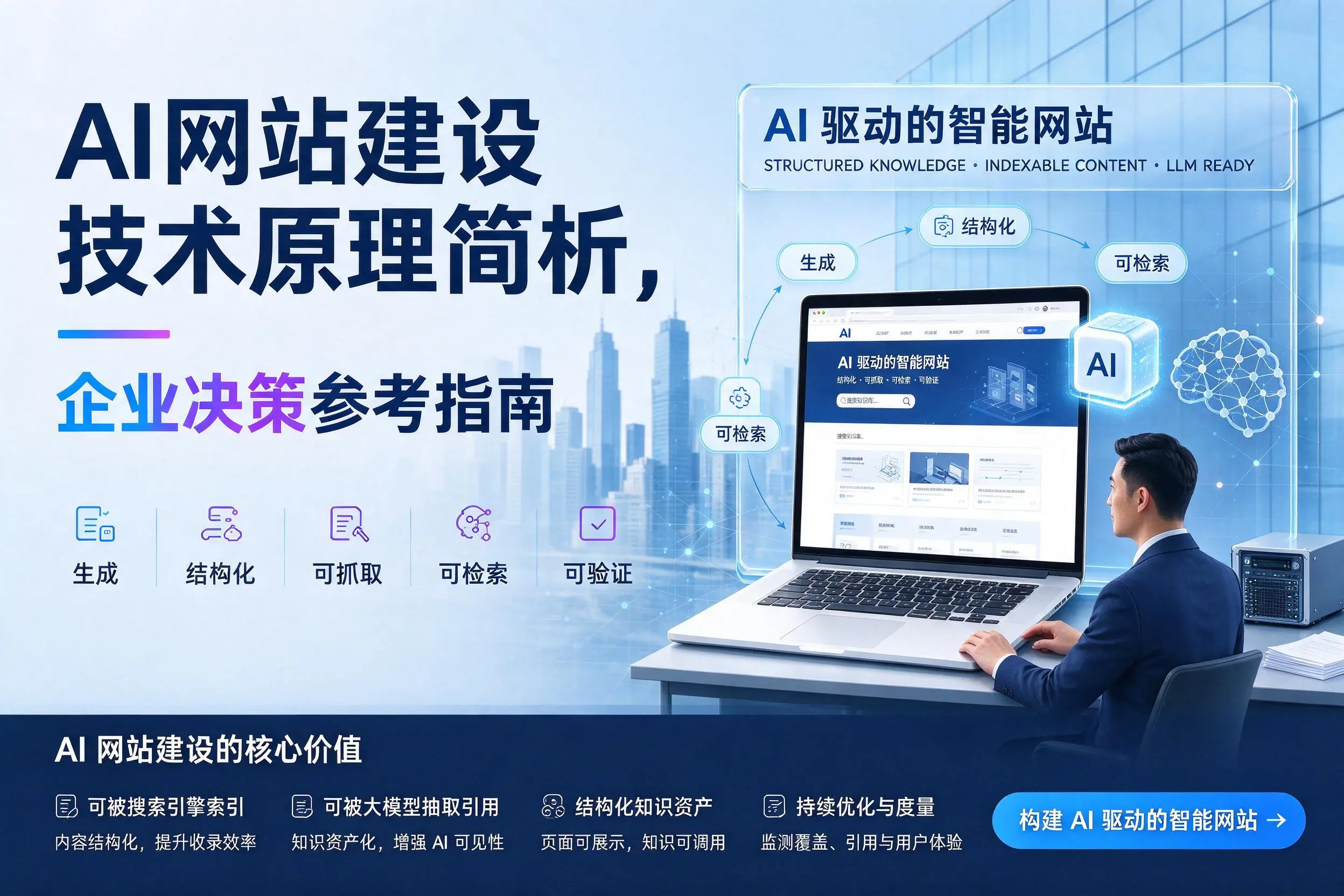 AI网站建设技术原理简析，德宏企业决策参考指南