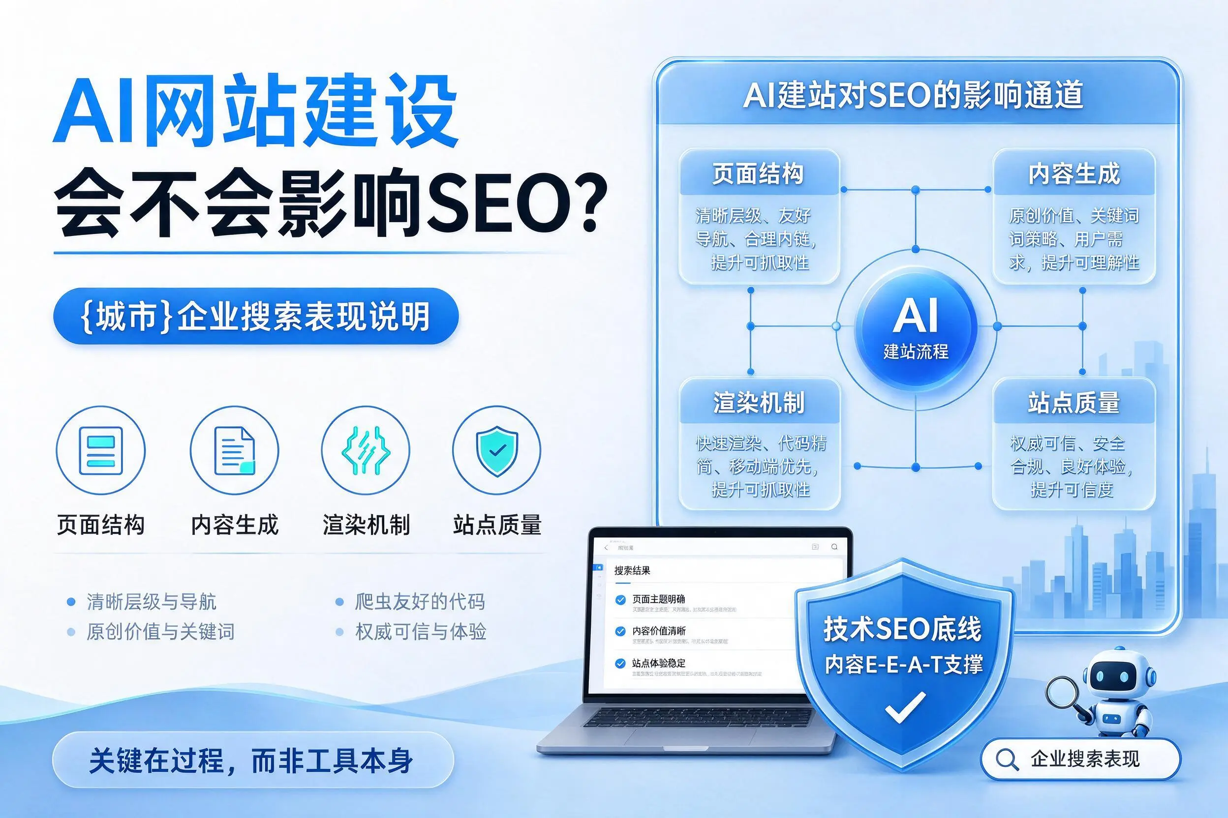 AI网站建设会不会影响SEO？德宏企业搜索表现说明