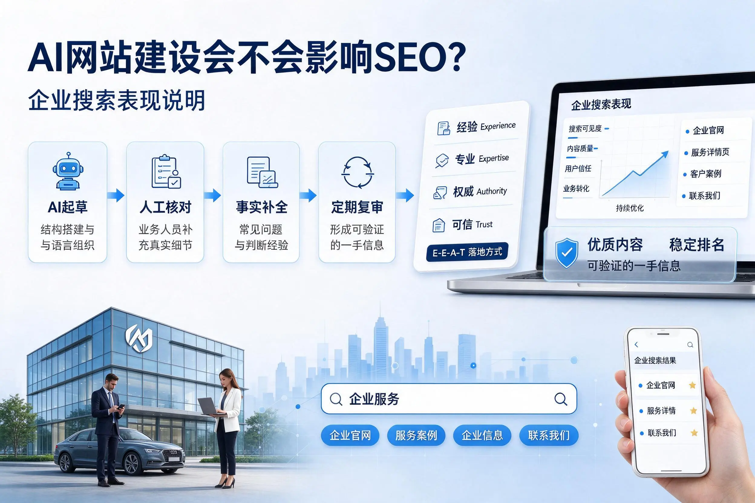 AI网站建设会不会影响SEO？德宏企业搜索表现说明