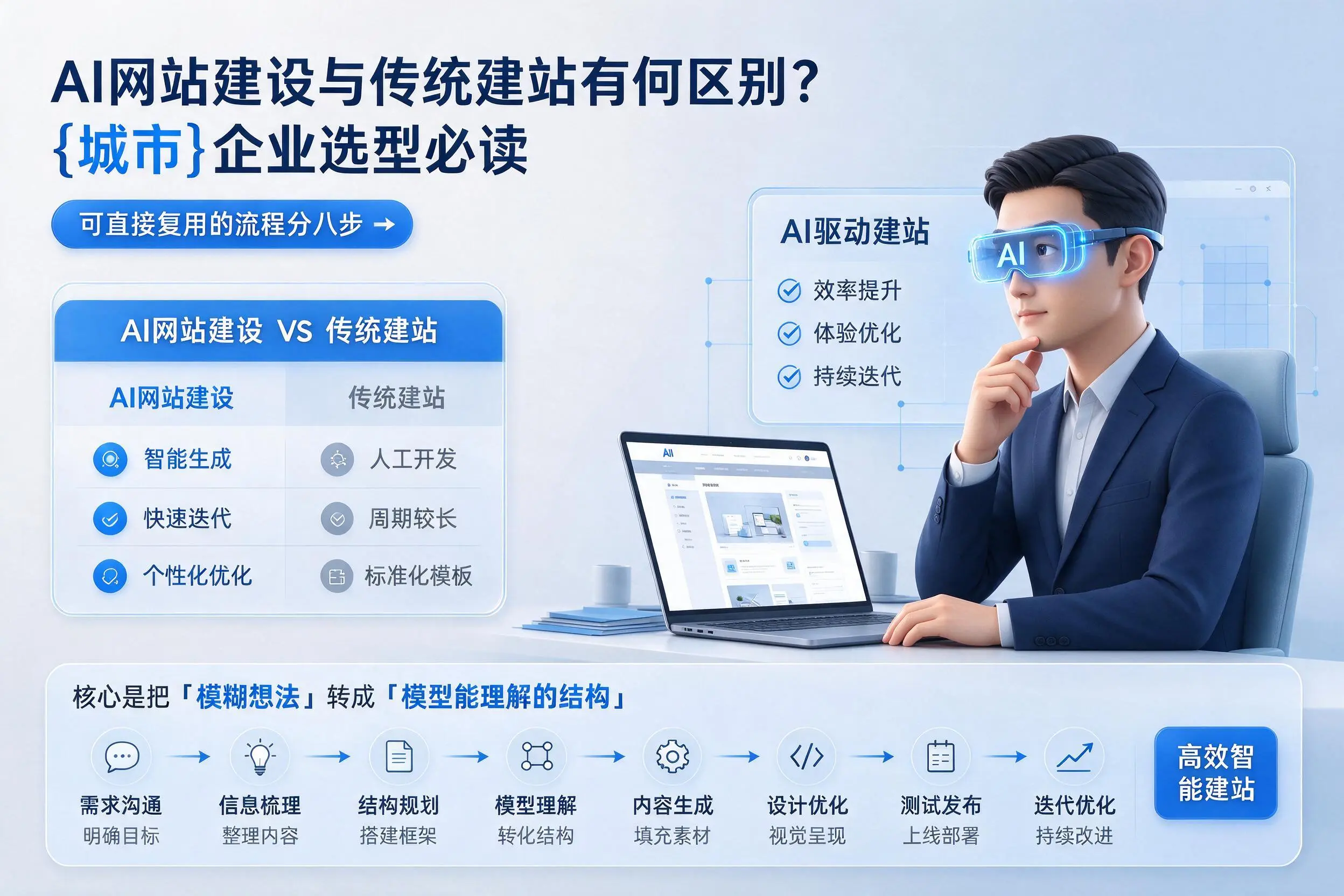 AI网站建设与传统建站有何区别？德宏企业选型必读
