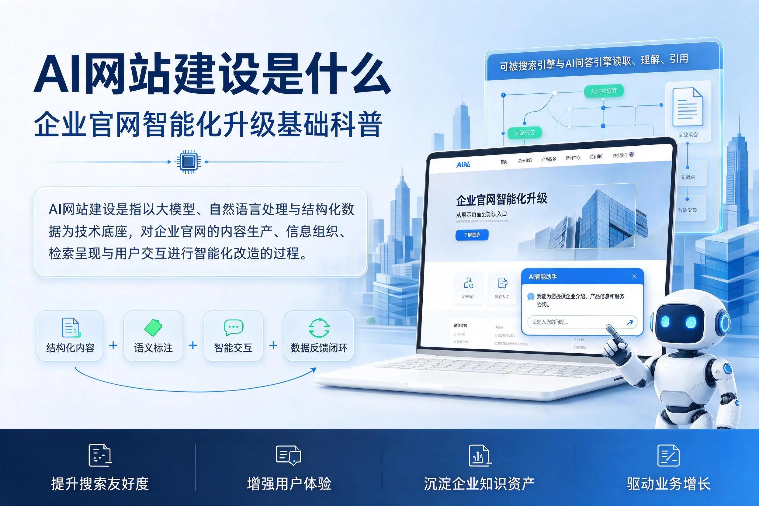 AI网站建设是什么:德宏企业官网智能化升级基础科普