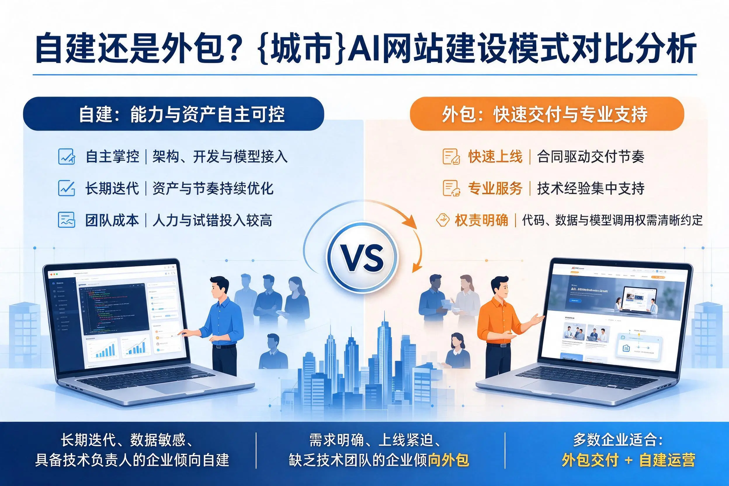 自建还是外包?德宏AI网站建设模式对比分析