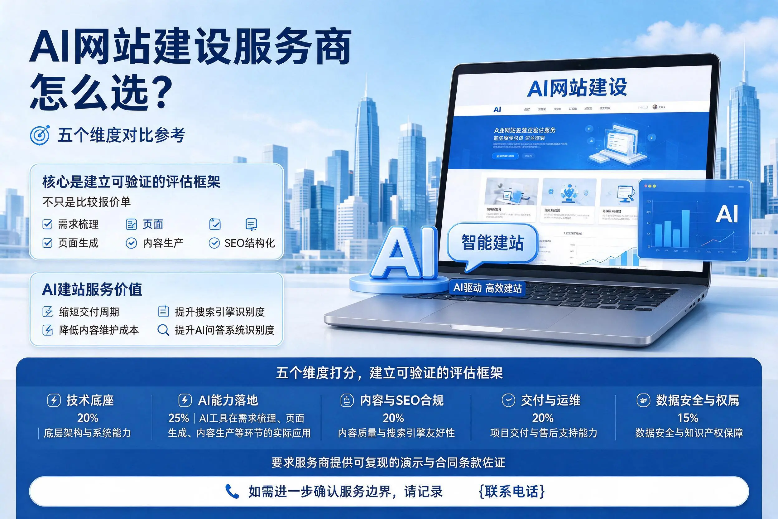 德宏AI网站建设服务商怎么选？五个维度对比参考