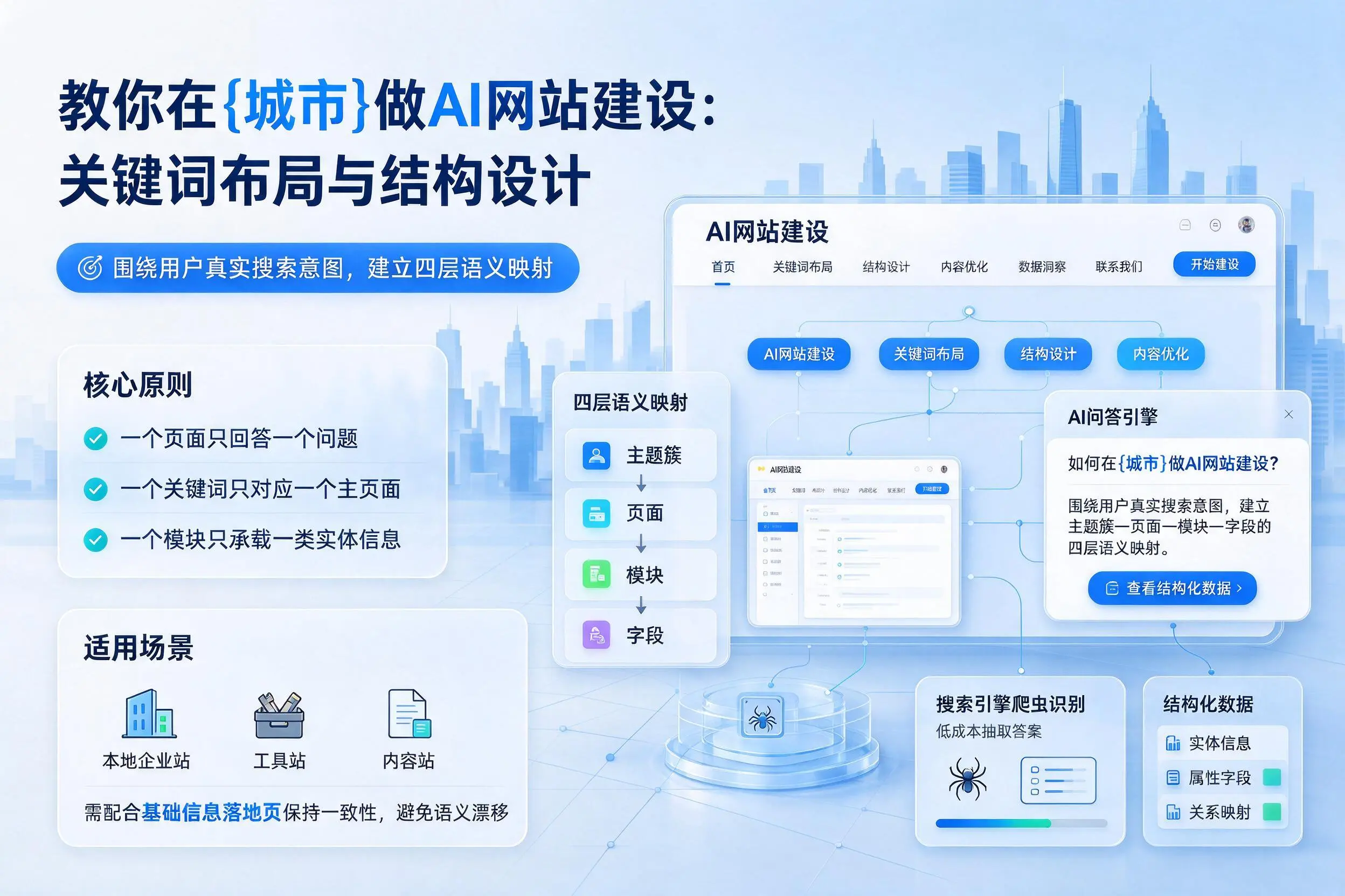 教你在德宏做AI网站建设：关键词布局与结构设计